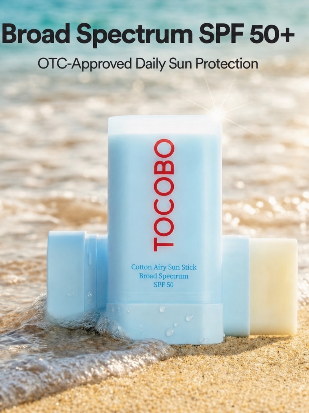 TOCOBO Cotton Airy Sun Stick SPF 50 New K Beauty